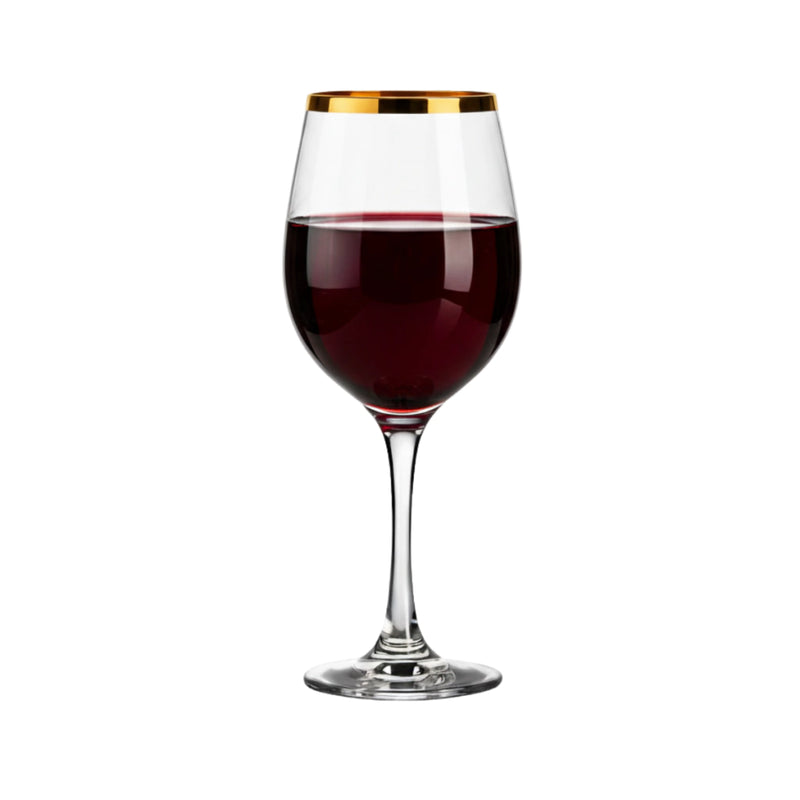 Copa Oro Vino tinto, Agua 490 ml | 16 Oz. Sienna Regalos