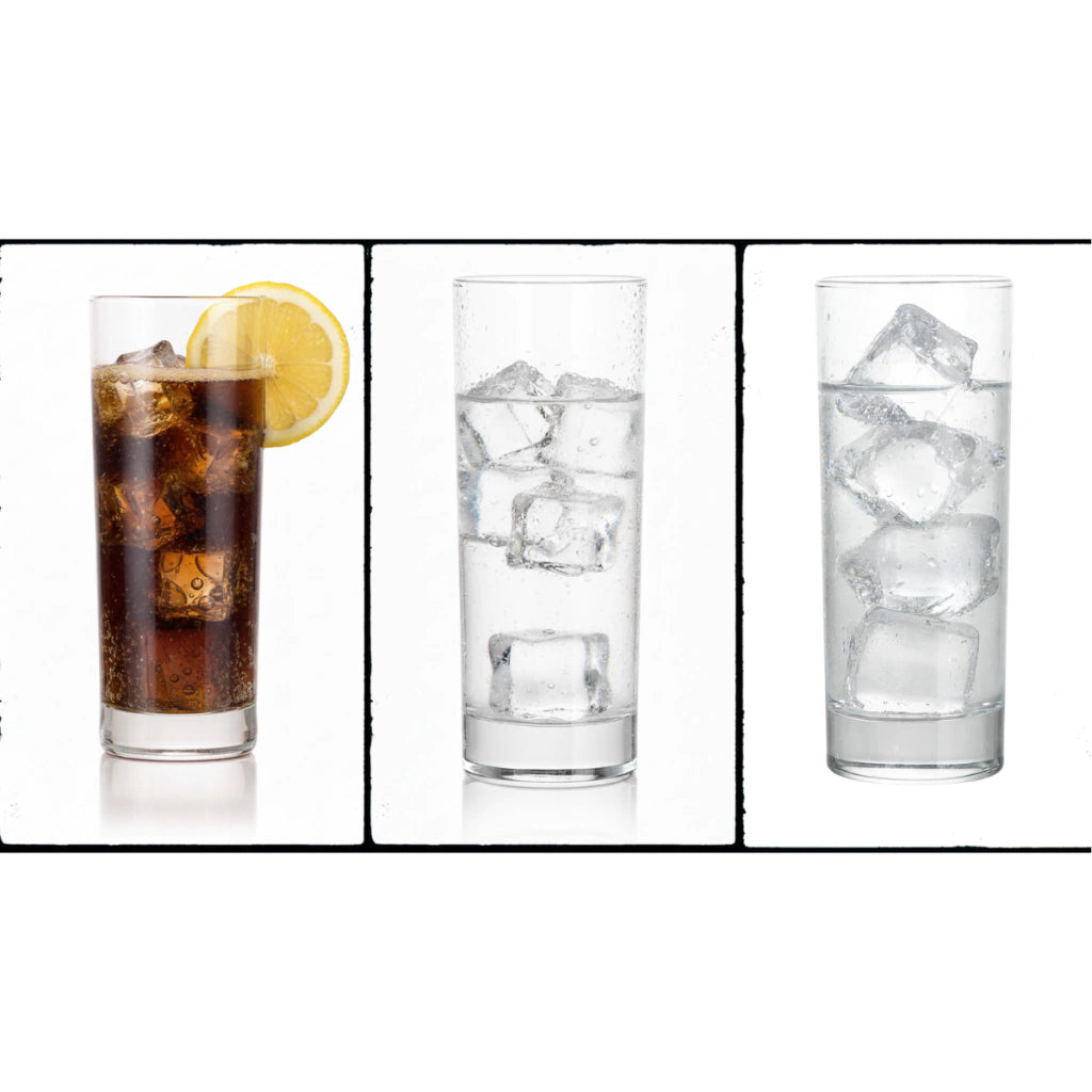 VASO HIGH BALL Alto Fondo Grueso cubero agua refresco, restaurante casa 300 ml. Tube Tumbler