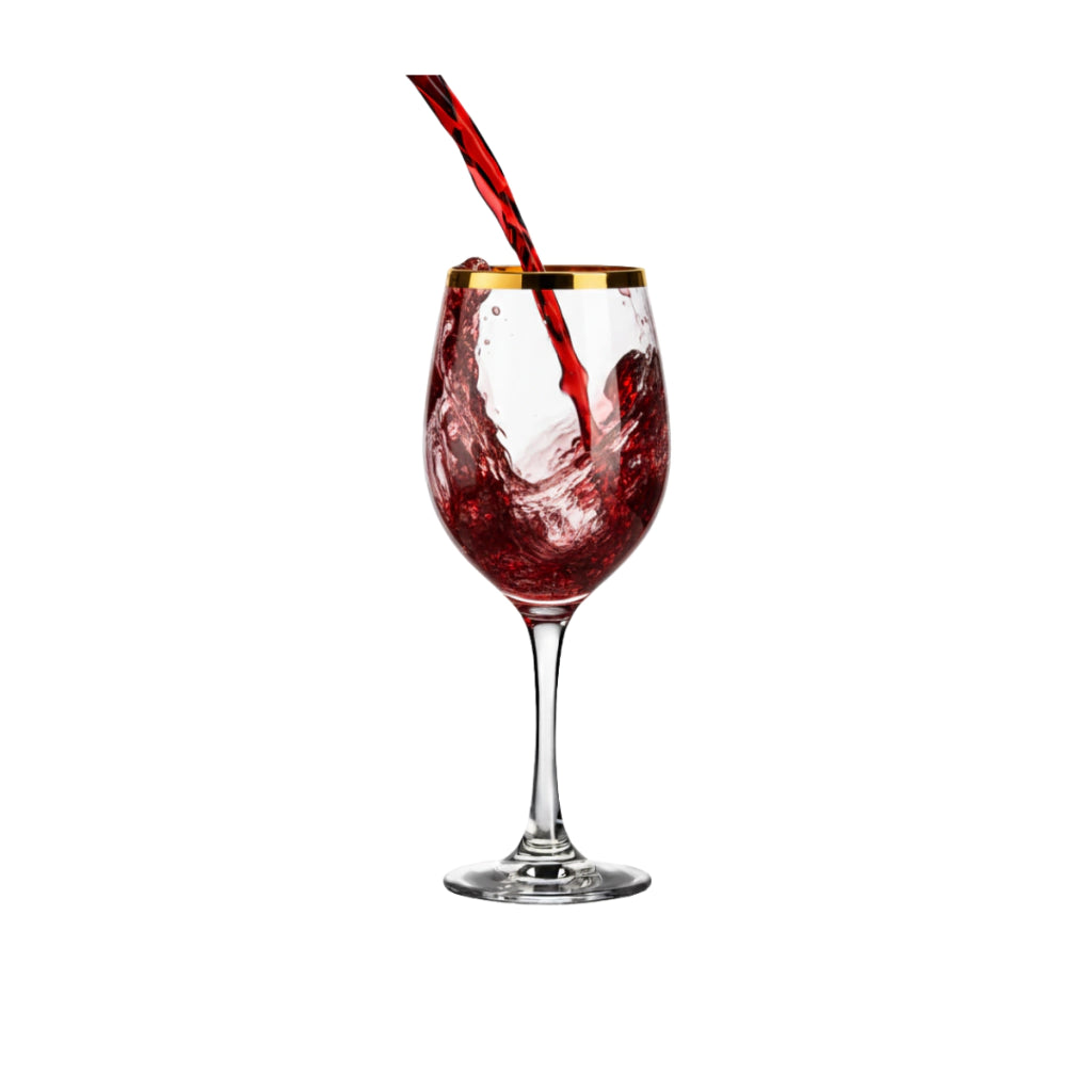 Copa Oro Vino tinto, Agua 390 ml | 13 Oz. Sienna Regalos
