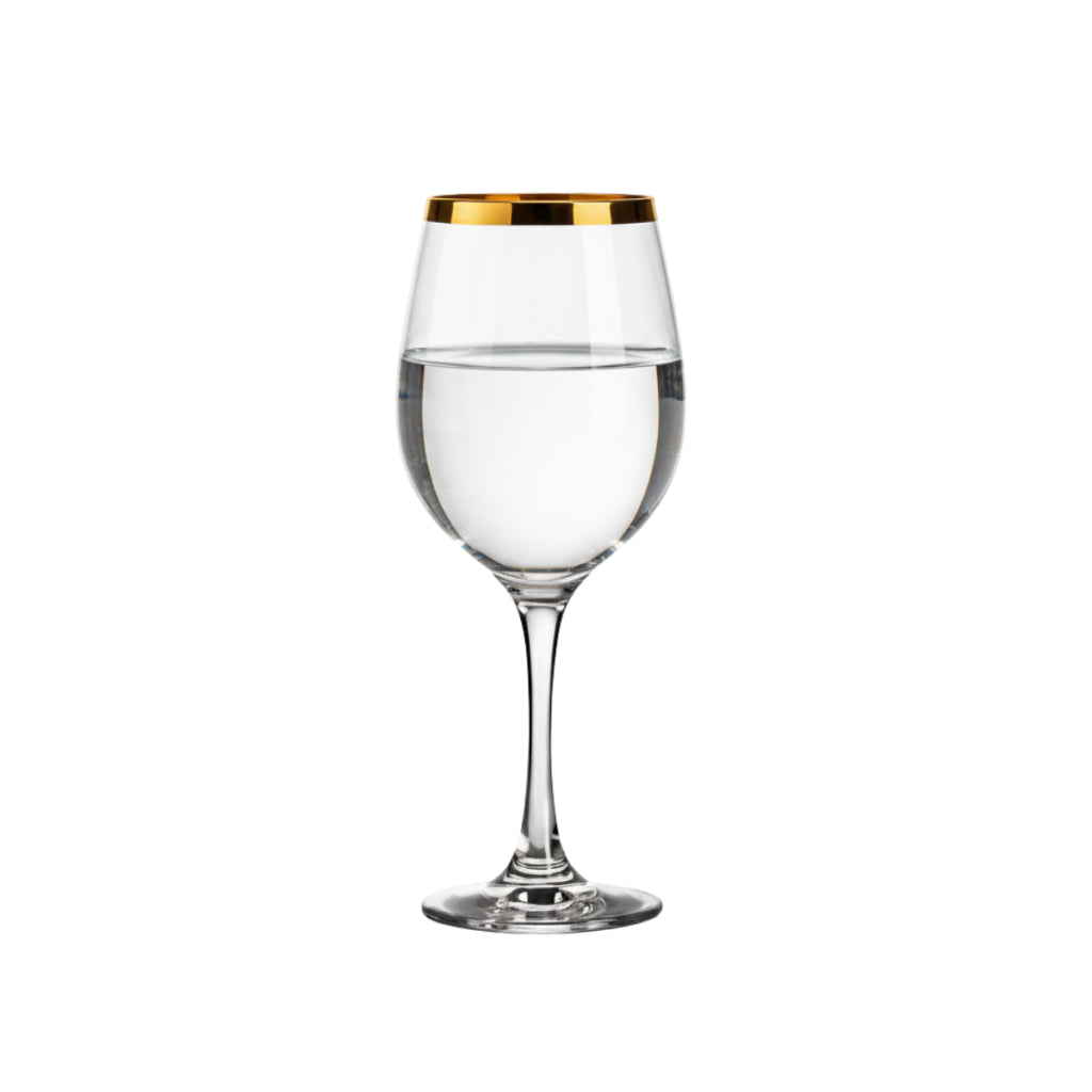 Copa Oro Vino tinto, Agua 490 ml | 16 Oz. Sienna Regalos