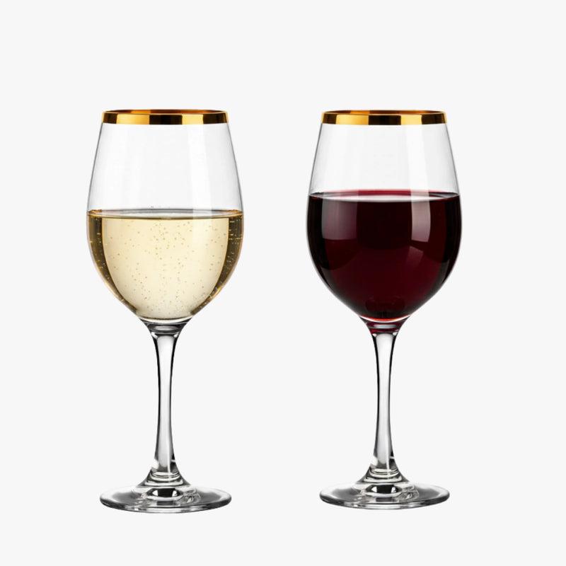 Copa Oro Vino tinto, Agua 390 ml | 13 Oz. Sienna Regalos