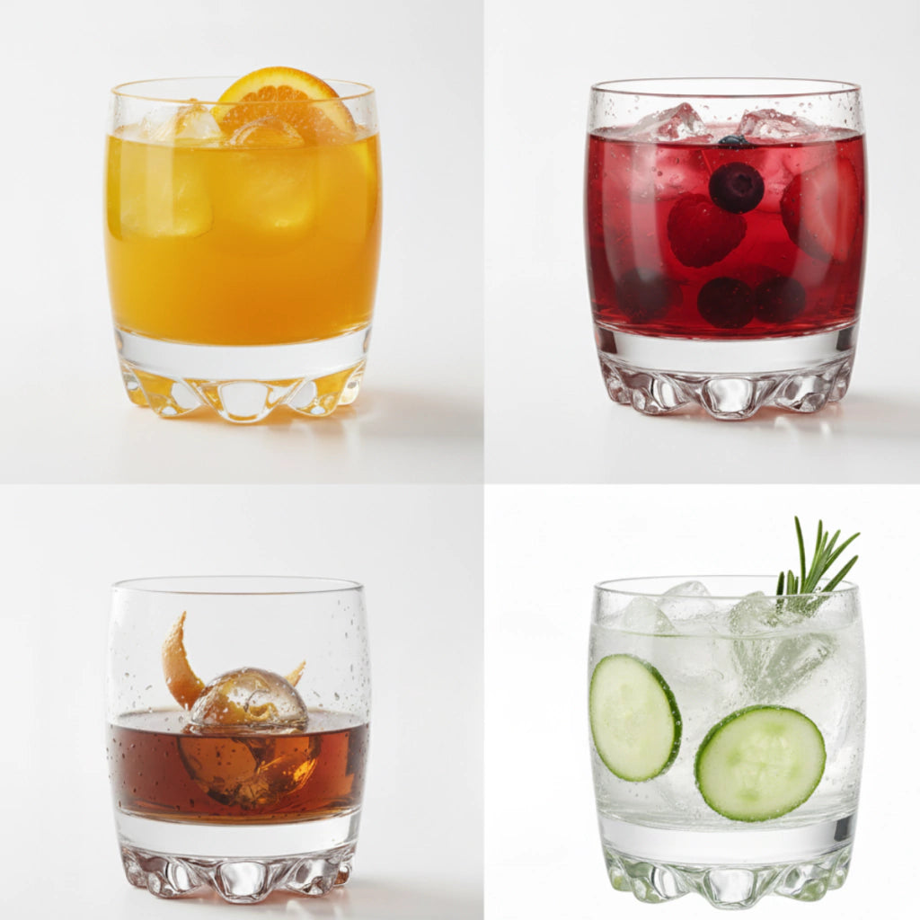 Aqua, Vaso whiskey 300 ml, agua, refresco, cocteles. Restaurante,casa, bar. Revera