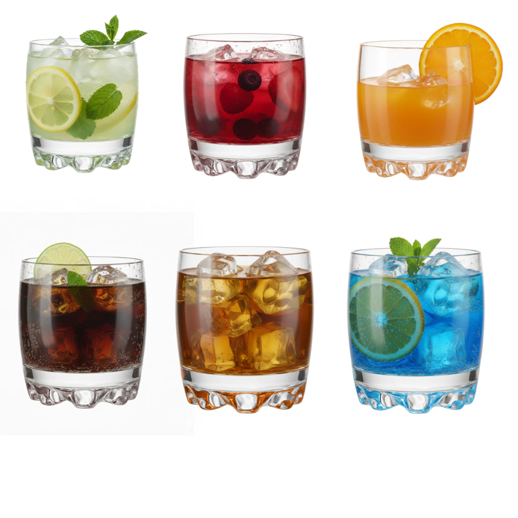 Aqua, Vaso whiskey 300 ml, agua, refresco, cocteles. Restaurante,casa, bar. Revera