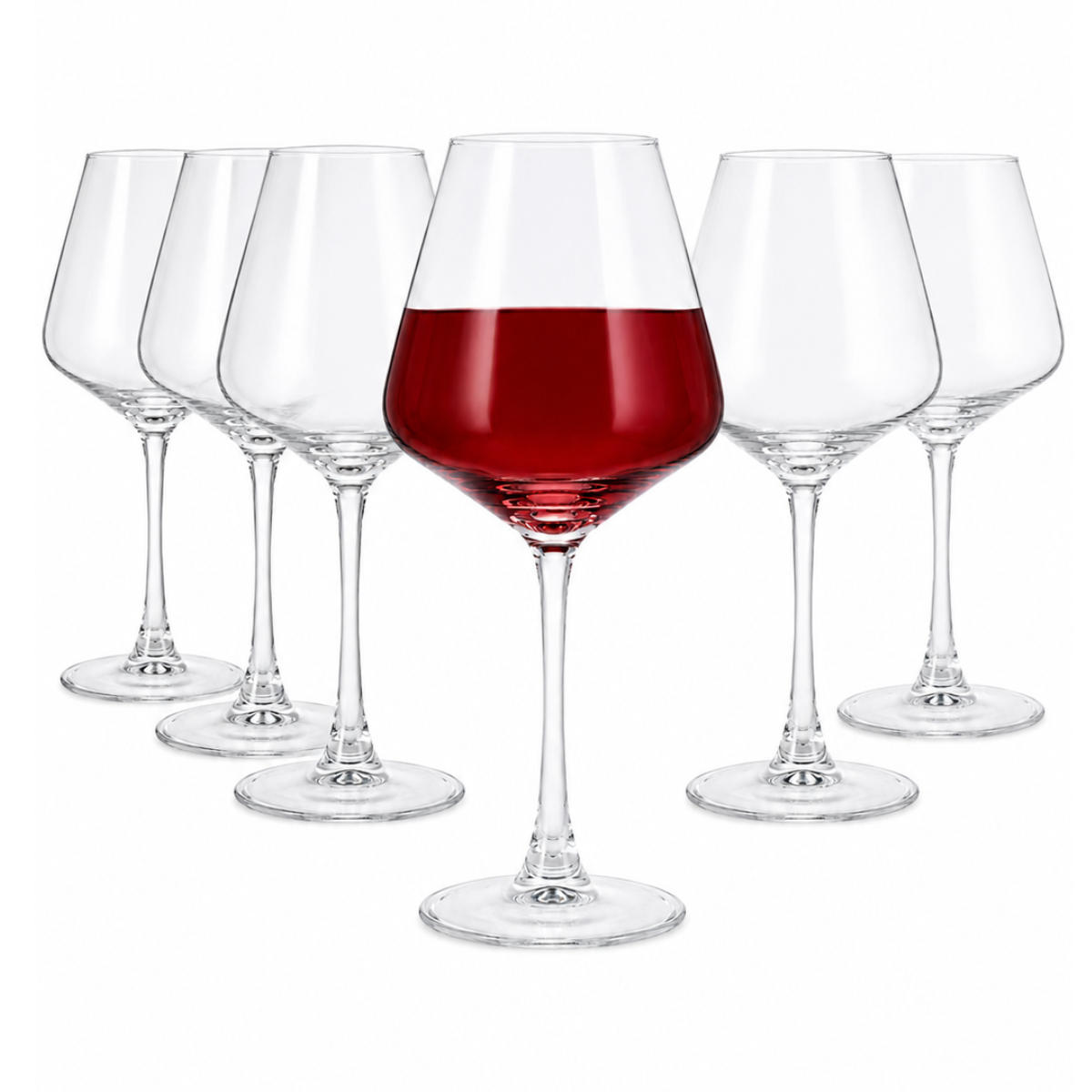 Copa Globo Elegance 440 ml para Cocteles, Drinks, Vino Tinto, Cabernet, Merlot y Malbec 6 pzs