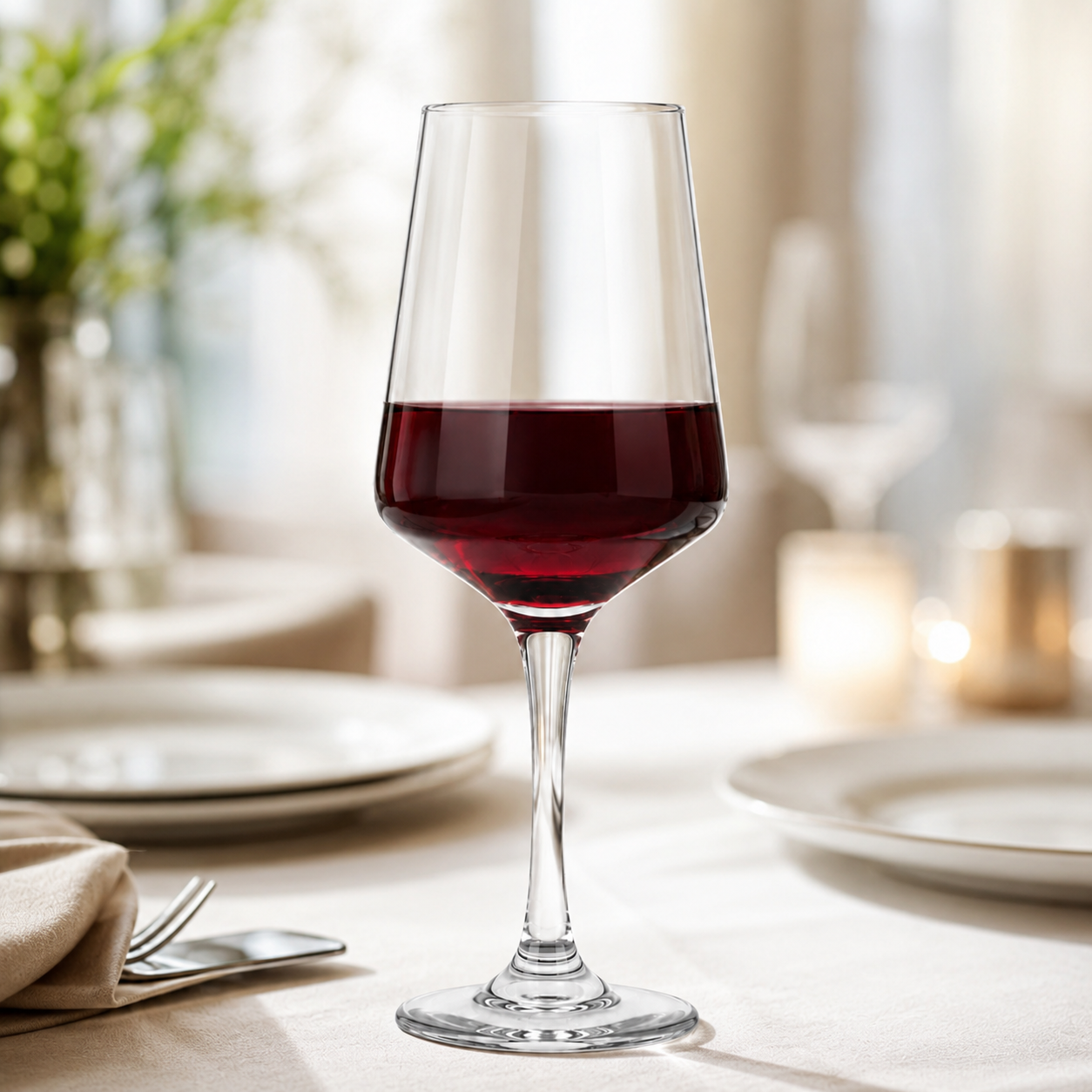Copa de Vino Tinto Phantom Deli 435 ml para Cabernet, Merlot y Malbec 6 pzs