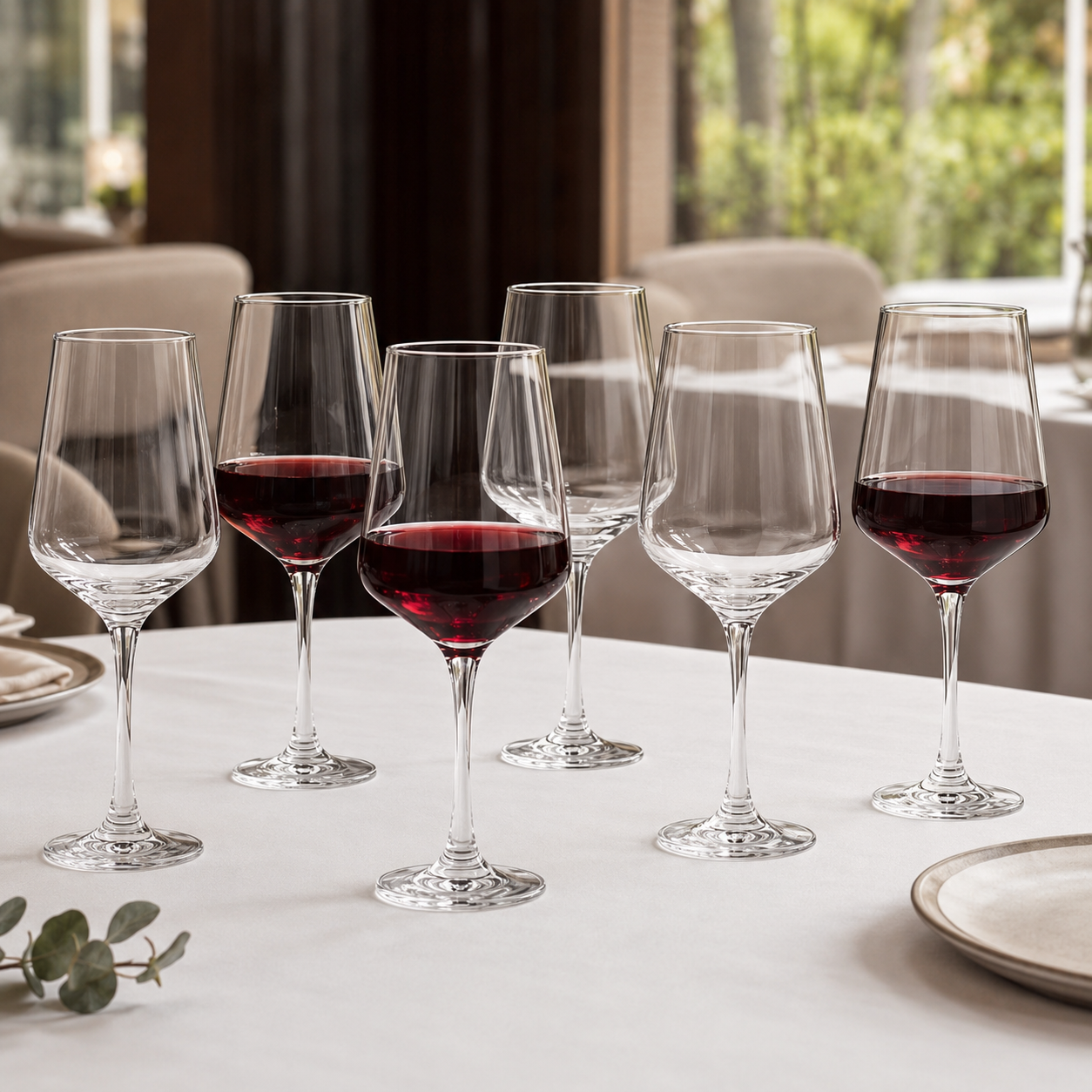 Copa de Vino Tinto Phantom Deli 435 ml para Cabernet, Merlot y Malbec 6 pzs