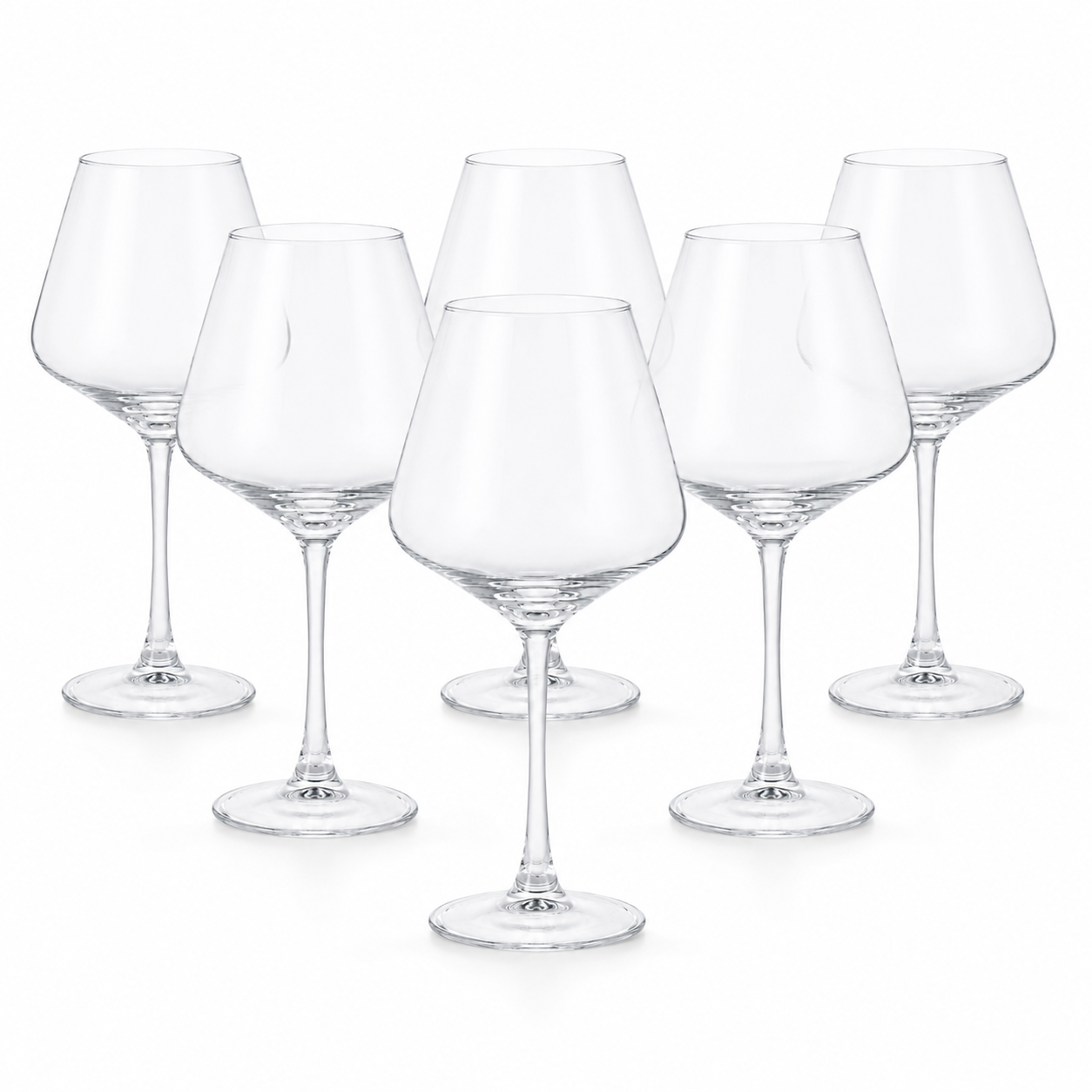 Copa Globo Elegance 440 ml para Cocteles, Drinks, Vino Tinto, Cabernet, Merlot y Malbec 6 pzs