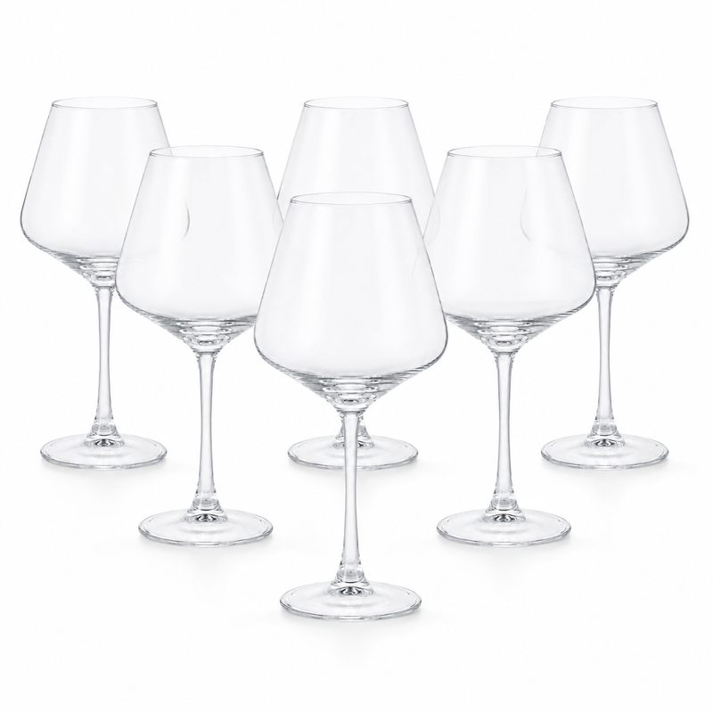 Copa Globo Elegance 440 ml para Cocteles, Drinks, Vino Tinto, Cabernet, Merlot y Malbec 6 pzs