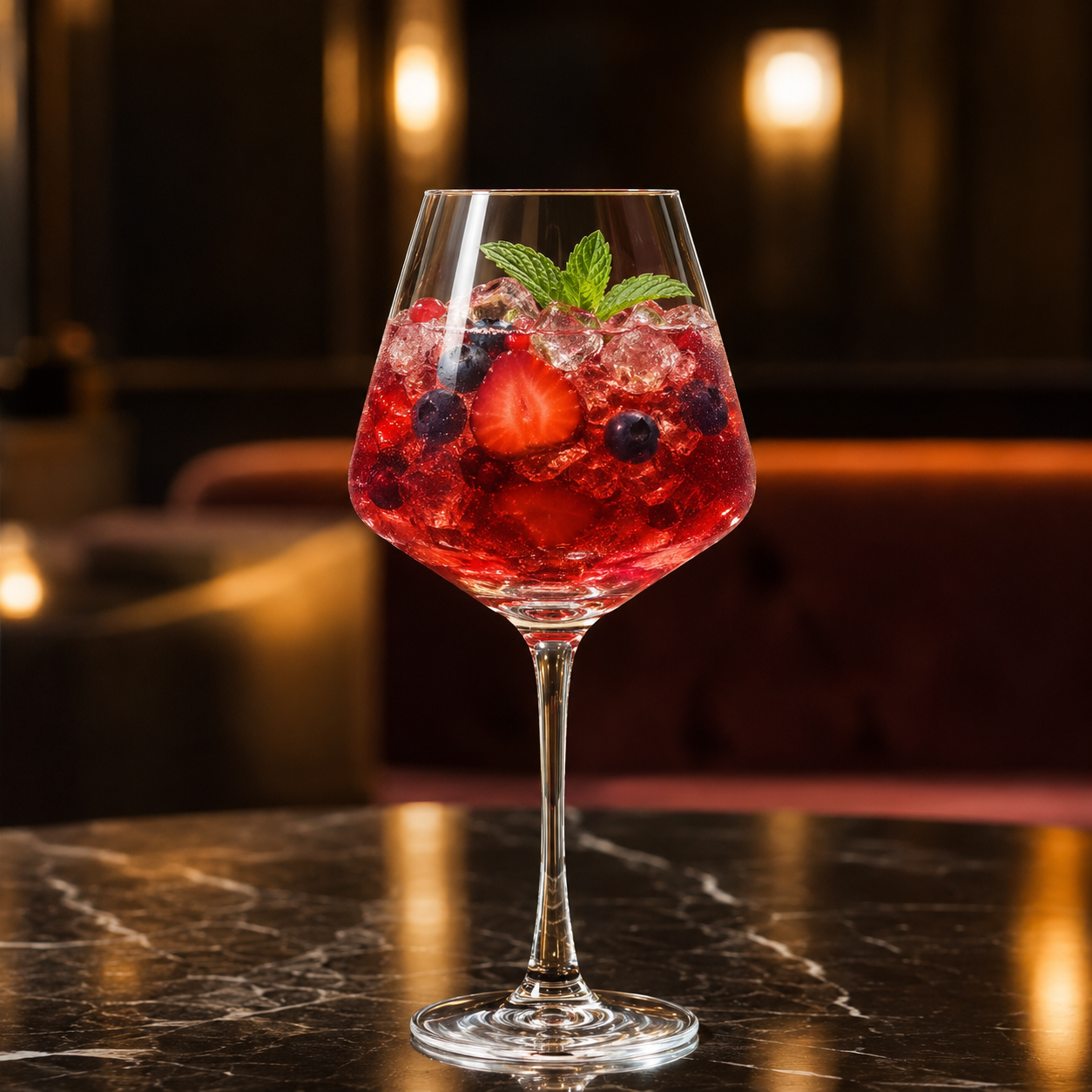 Copa Globo Elegance 440 ml para Cocteles, Drinks, Vino Tinto, Cabernet, Merlot y Malbec 6 pzs