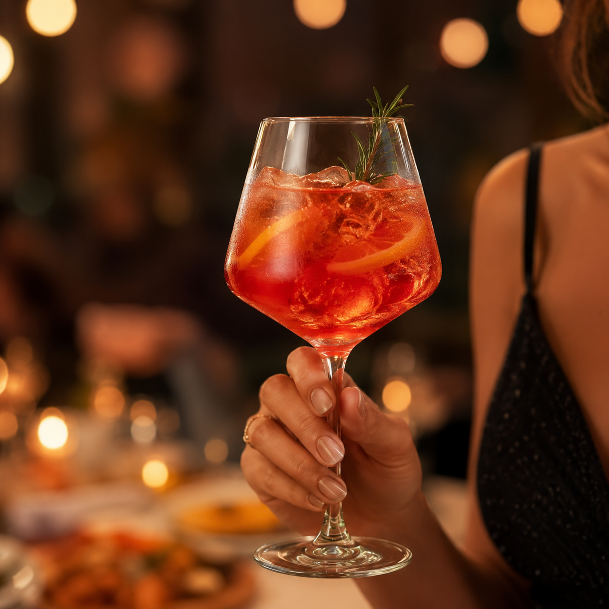 Copa Globo Elegance 440 ml para Cocteles, Drinks, Vino Tinto, Cabernet, Merlot y Malbec 6 pzs