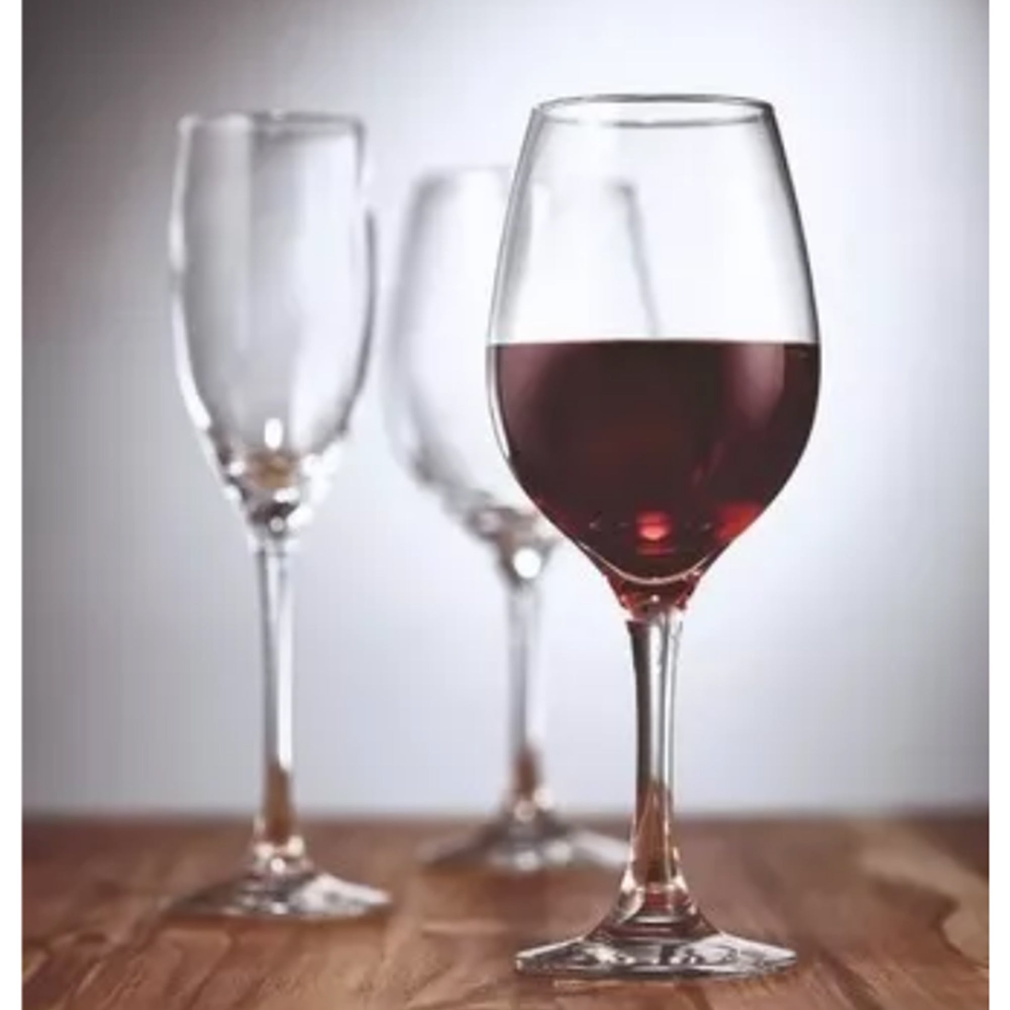 Copa de Vino Tinto Sienna 350 ml para Vino Tinto, Sangría y Degustación 6 pzs