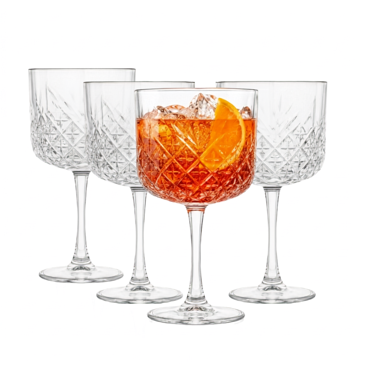 Copa Gin Tonic Timeless 500 ml para Gin Tonic, Aperol Spritz y Cocteles 4 pzs