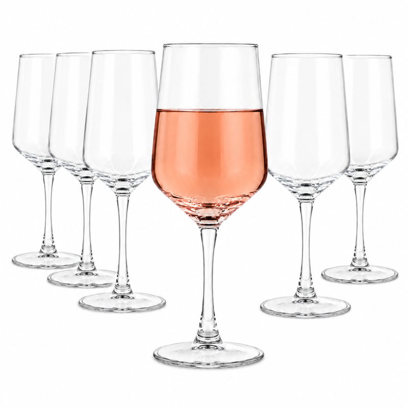 Copa Degustación Gloreca 435 ml para Vino Tinto, Restaurantes, Bodas y Eventos 6 pzs