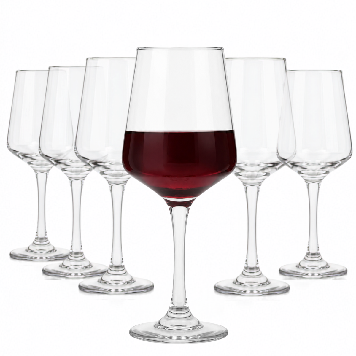 Copa Degustación Gloreca 435 ml para Vino Tinto, Restaurantes, Bodas y Eventos 6 pzs