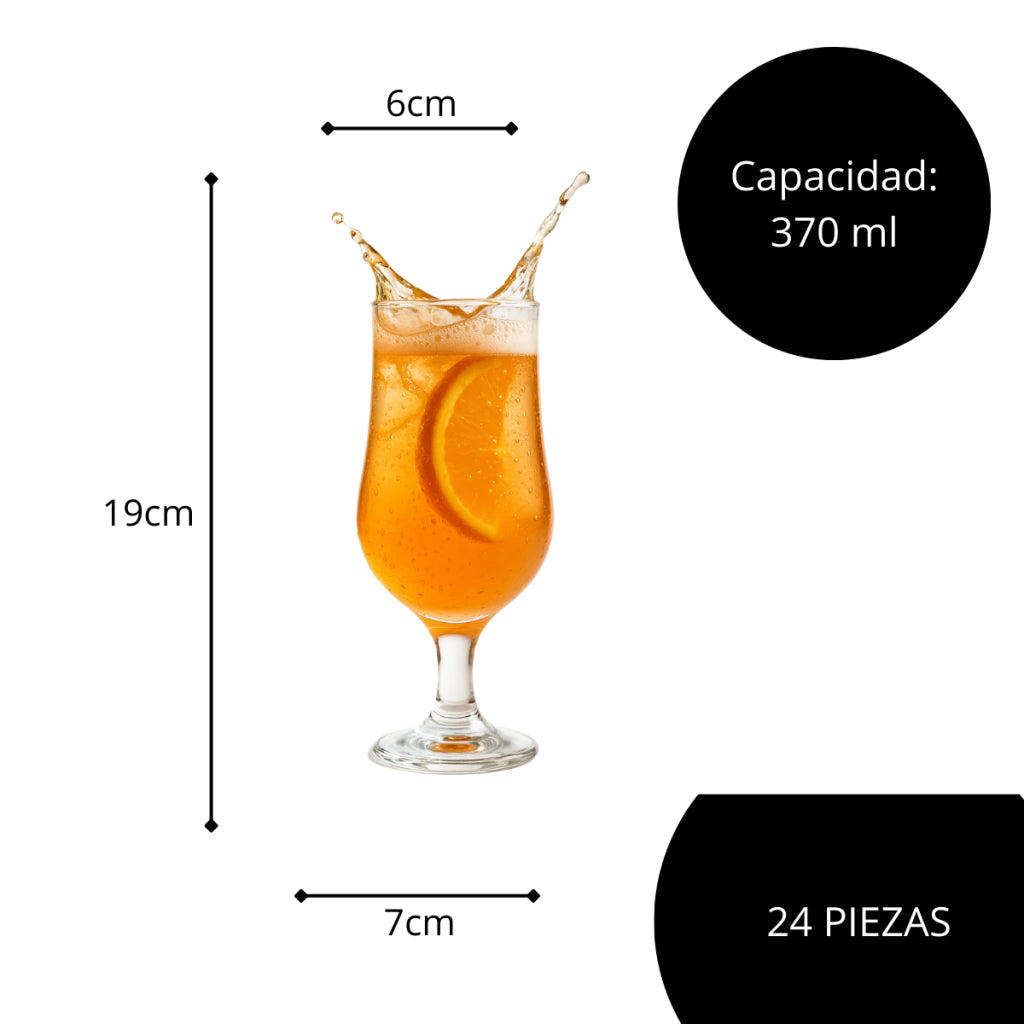 Copas Cooktail Cerveza Huracan 370 Ml Bar Moderna. BLOOM