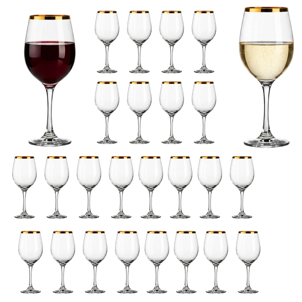 Copa Oro Vino tinto, Agua 390 ml | 13 Oz. Sienna Regalos
