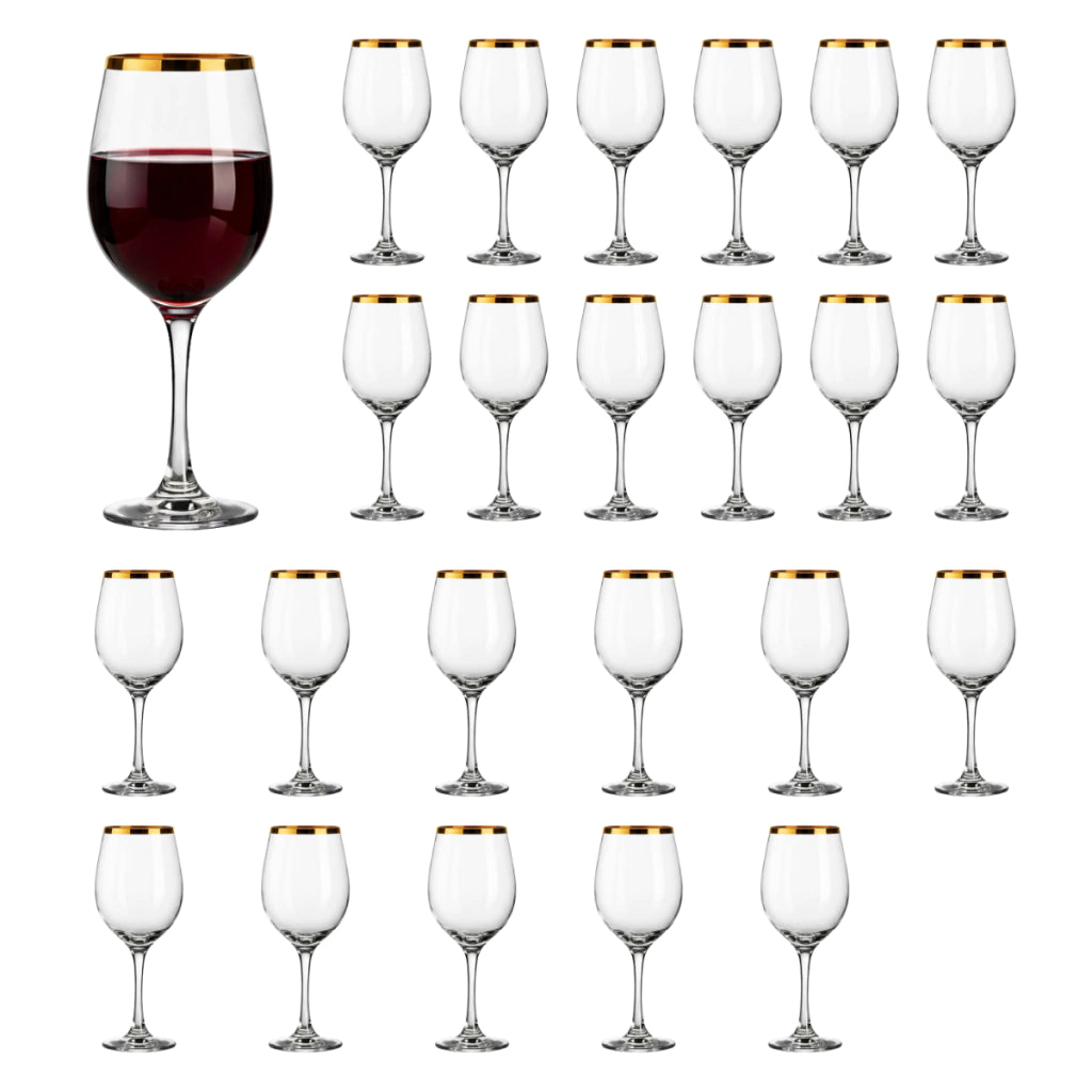 Copa Oro Vino tinto, Agua 390 ml | 13 Oz. Sienna Regalos