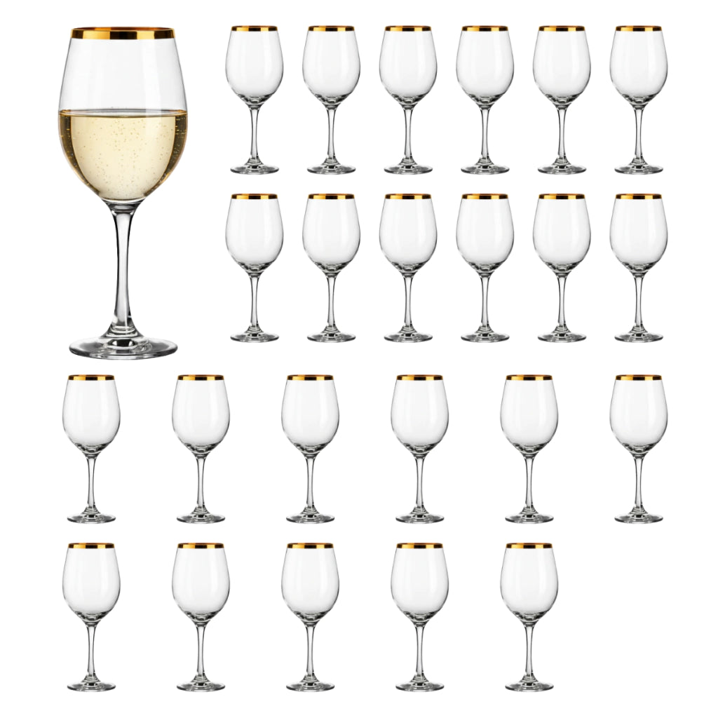 Copa Oro Vino tinto, Agua 390 ml | 13 Oz. Sienna Regalos