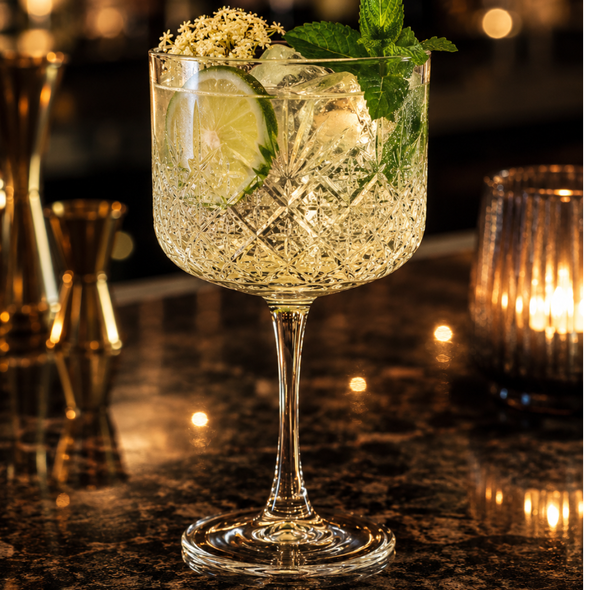 Copa Gin Tonic Timeless 500 ml para Gin Tonic, Aperol Spritz y Cocteles 4 pzs