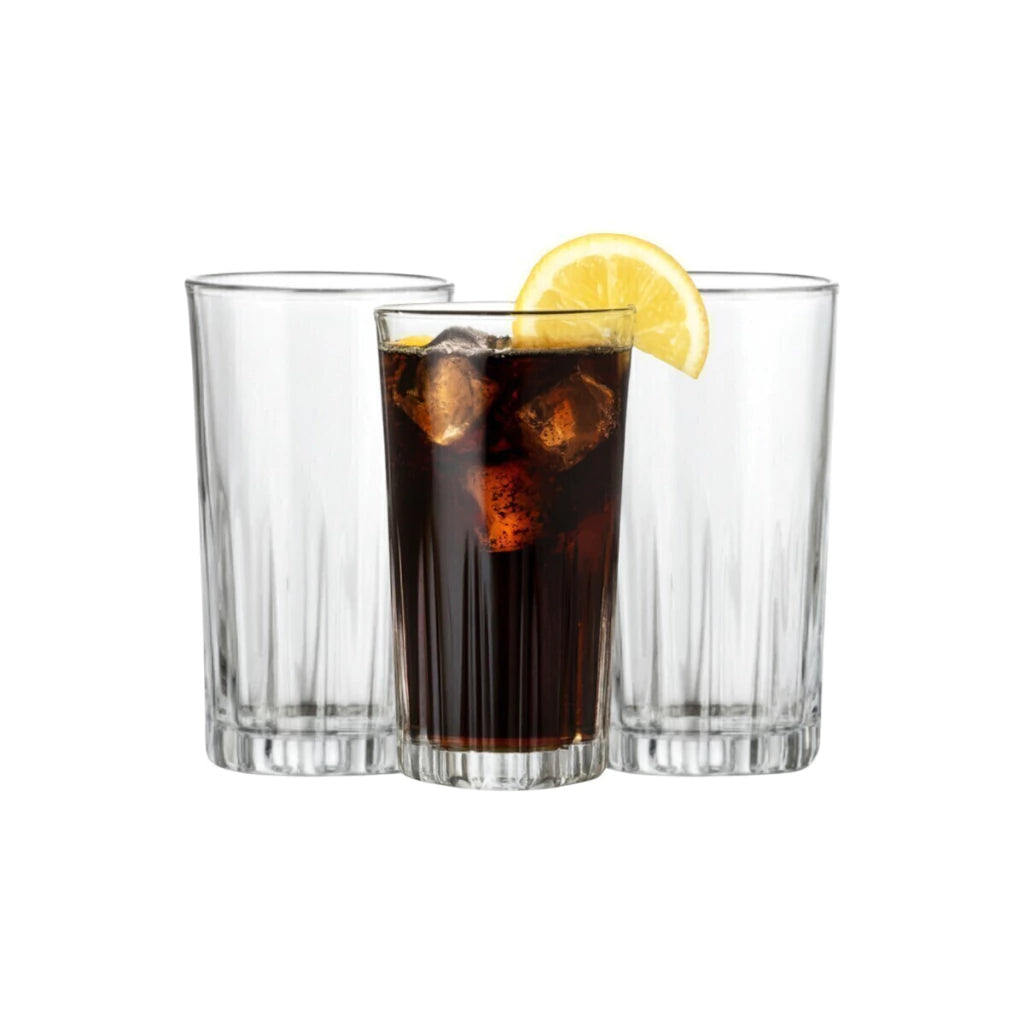 Vasos Kristalino 340 ml - Agua y Refresco, Cubero Fiesta, casa Restaurante. EXECUTIVE